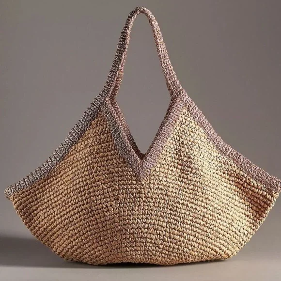 Tipped Angular Straw Tote Bag
By Anthropologie
Color - Straw
NWOT
OVERSIZED - Picture 3 of 7